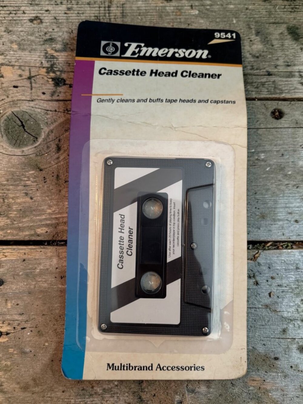 Emerson Cassette Head Cleaner Model 9541 For Tape Deck & Recorders New Sealed